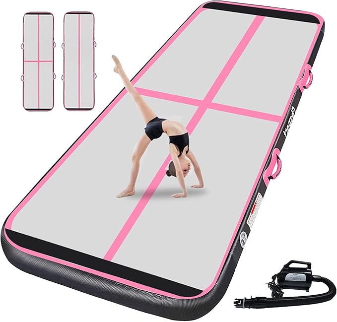 airtrack matte mit elektrischer Luftpumpe 10cm/20cm hoch 2M/3M/4M/5M/6M