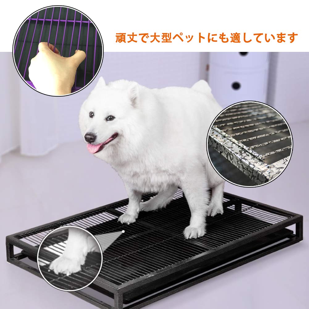 Amazon | 犬トイレ ワイド、犬トイレトレー大型犬、犬 洗い場 しつけ用