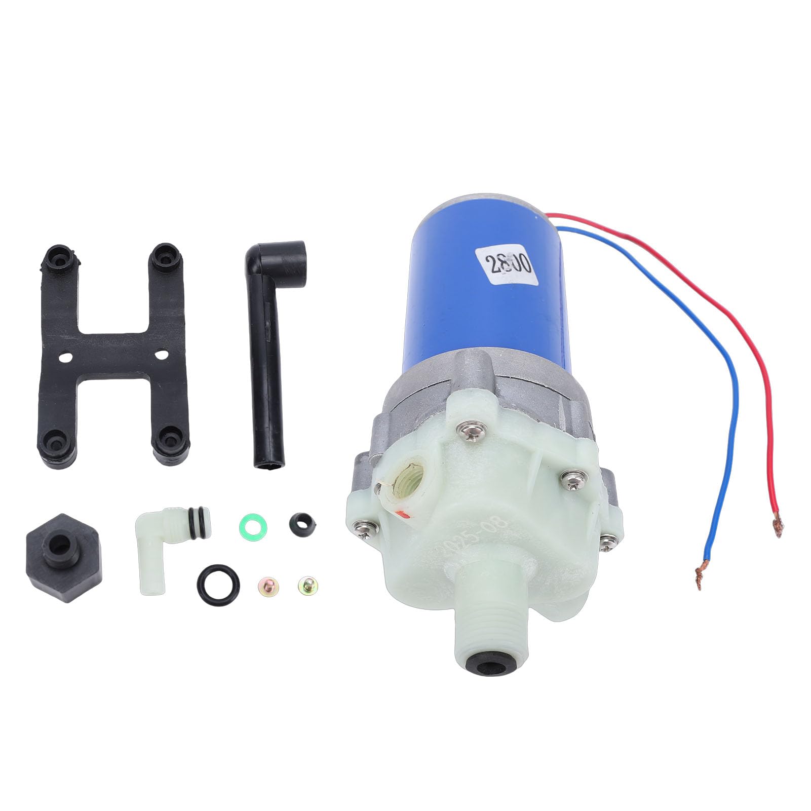 Jeffergarden Pompa a Membrana Autoadescante a Triplo Cilindro, Materiale ABS, Potenza 70 W, Portata 5,5 L/min per Irrorazione Agricola e Irrigazione del Giardino