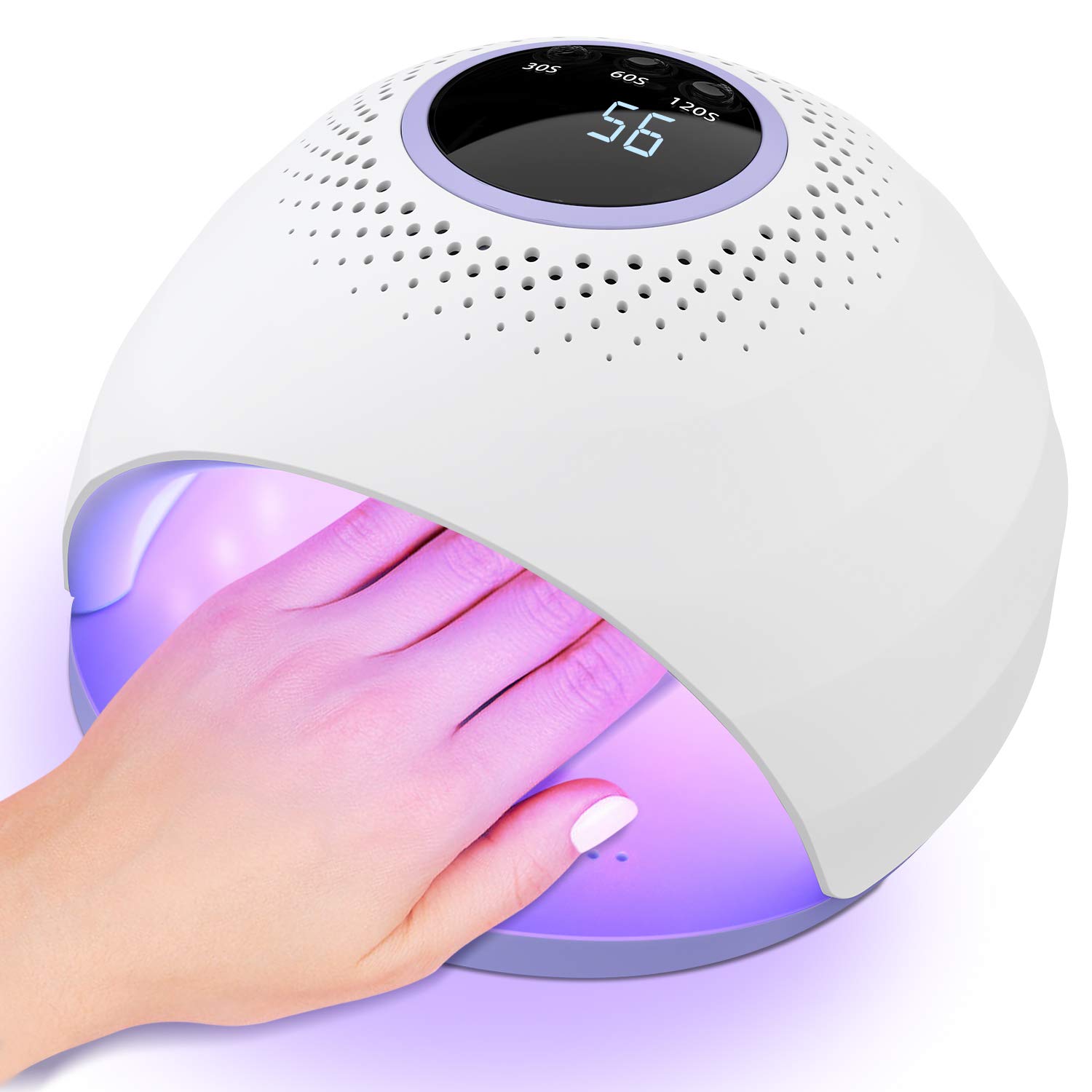 Amazon.co.jp: ジェルネイル ライト LED UV ネイルライト 84W LED