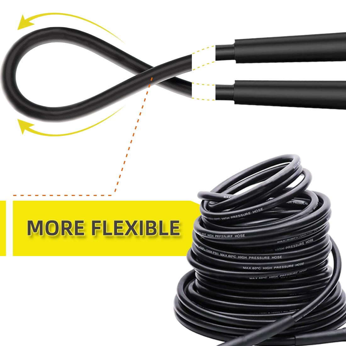 Tubo flessibile per idropulrice ad alta pressione M22 con