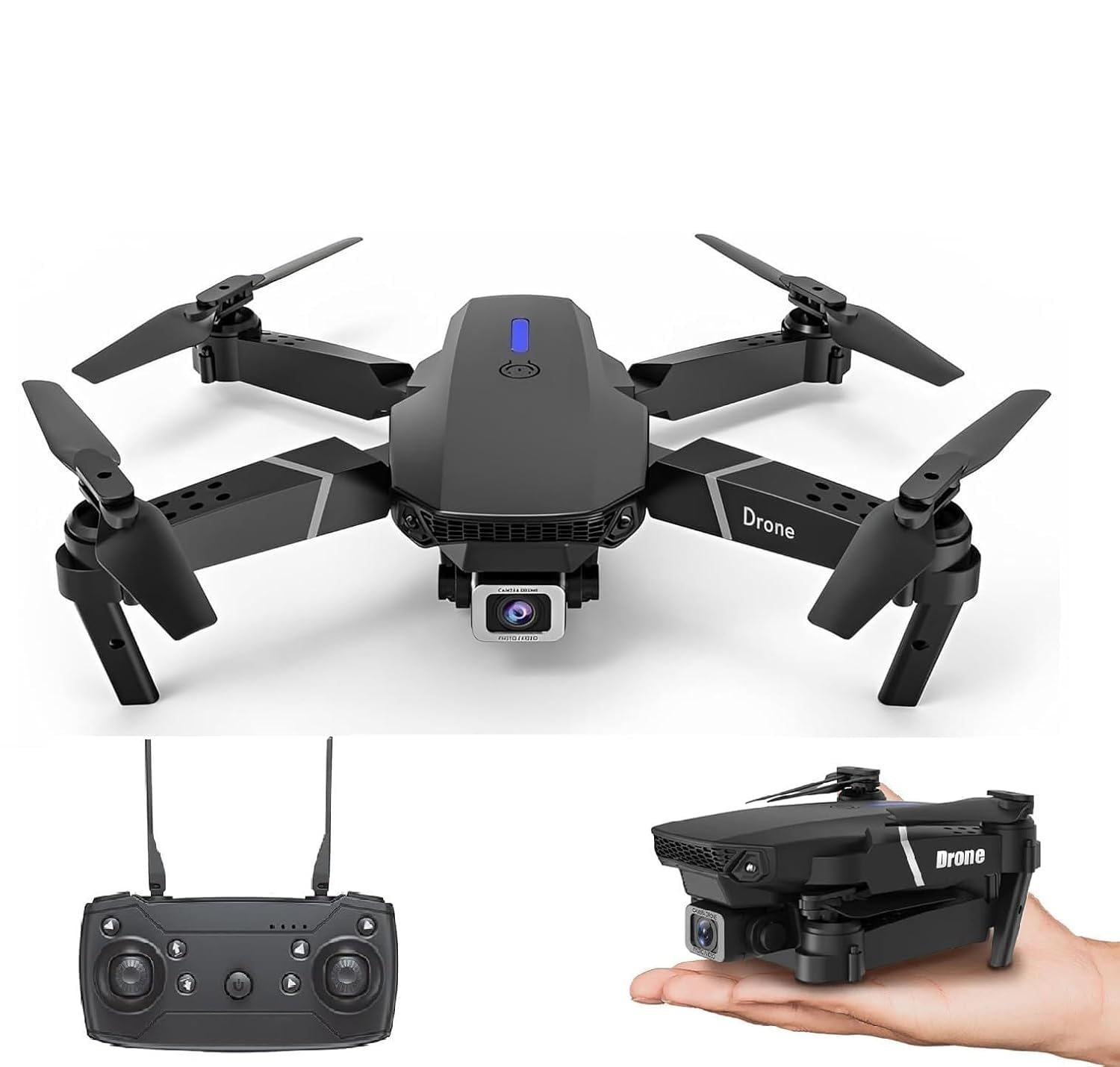 DRwilla E88-Pro-Drone-with-4K-Camera-WiFi-FPV-1080P-HD-Dual-Foldable-RC-Drone-Altitude-Hold-Headless-Mode-Visual-Positioning-Auto-Return-App-Control-Multicolor (B0D6GLS5SC) Amazon Price History, Amazon Price Tracker