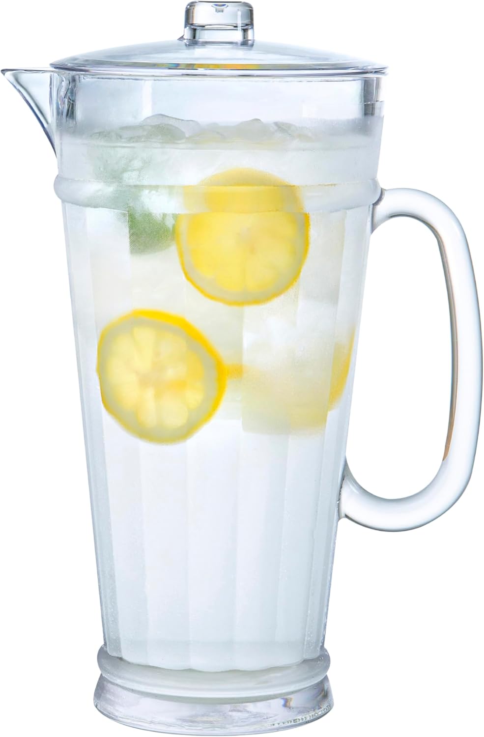 bzyoo 64oz (2 Quarts) Liberty Clear Water Pitcher with Lid – Break Resistance, BPA Free Great for Ice Tea, Sangria, Lemonade, Party and Home