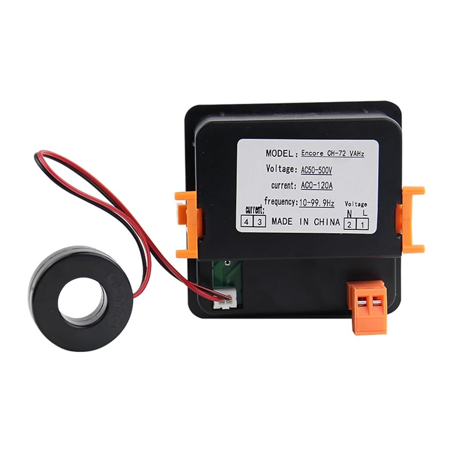 Three Display Digital Display Meter Current Voltage Ammeter 72 * 72mm V A HZ
