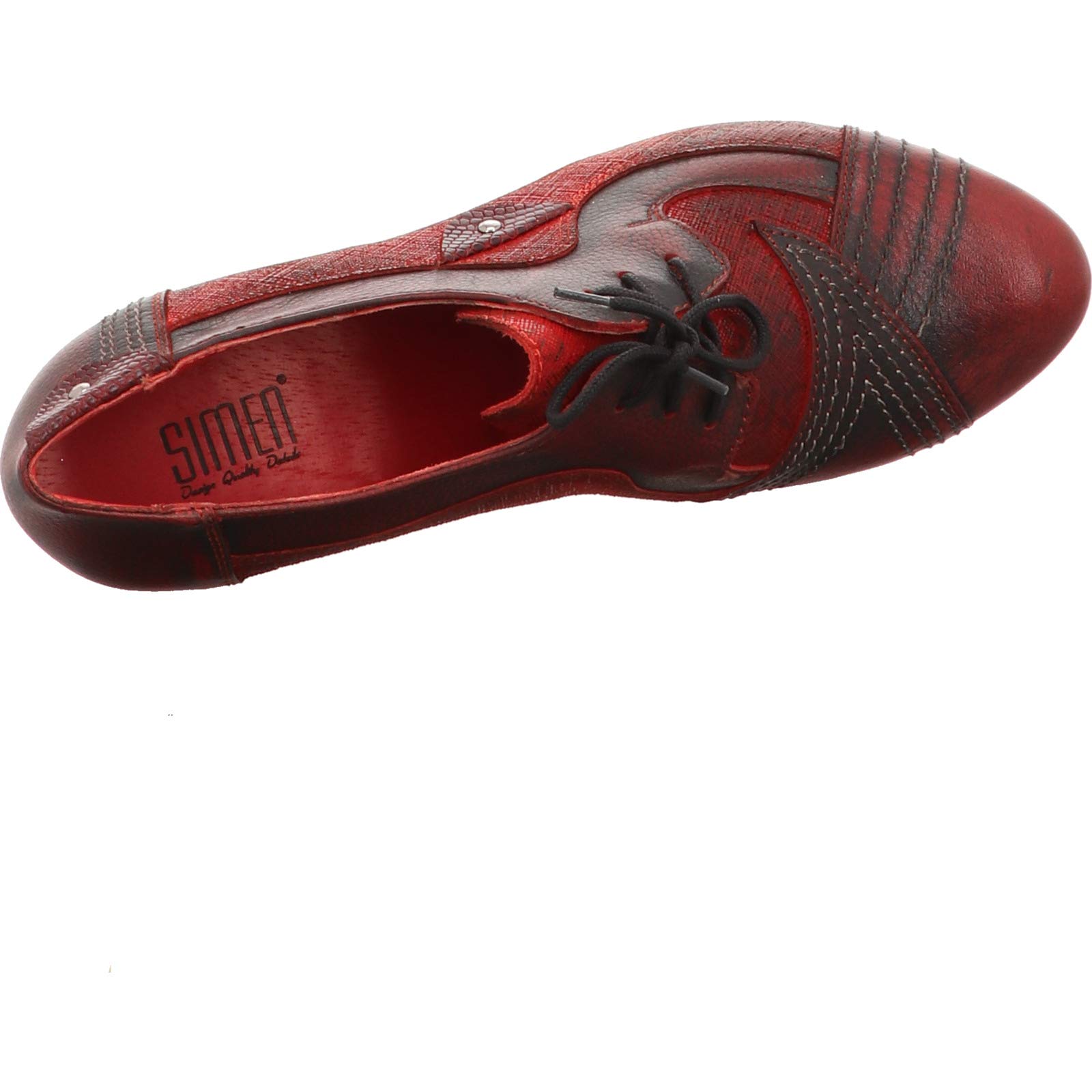 Simen 09336 ROT Schnürpumps rot rot