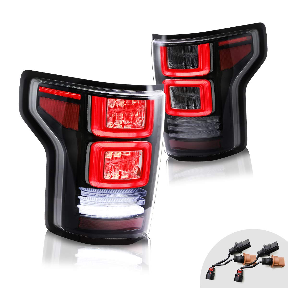 Buy VLAND LED Tail Lights Compatible with [Ford F150 Pickup 20152020