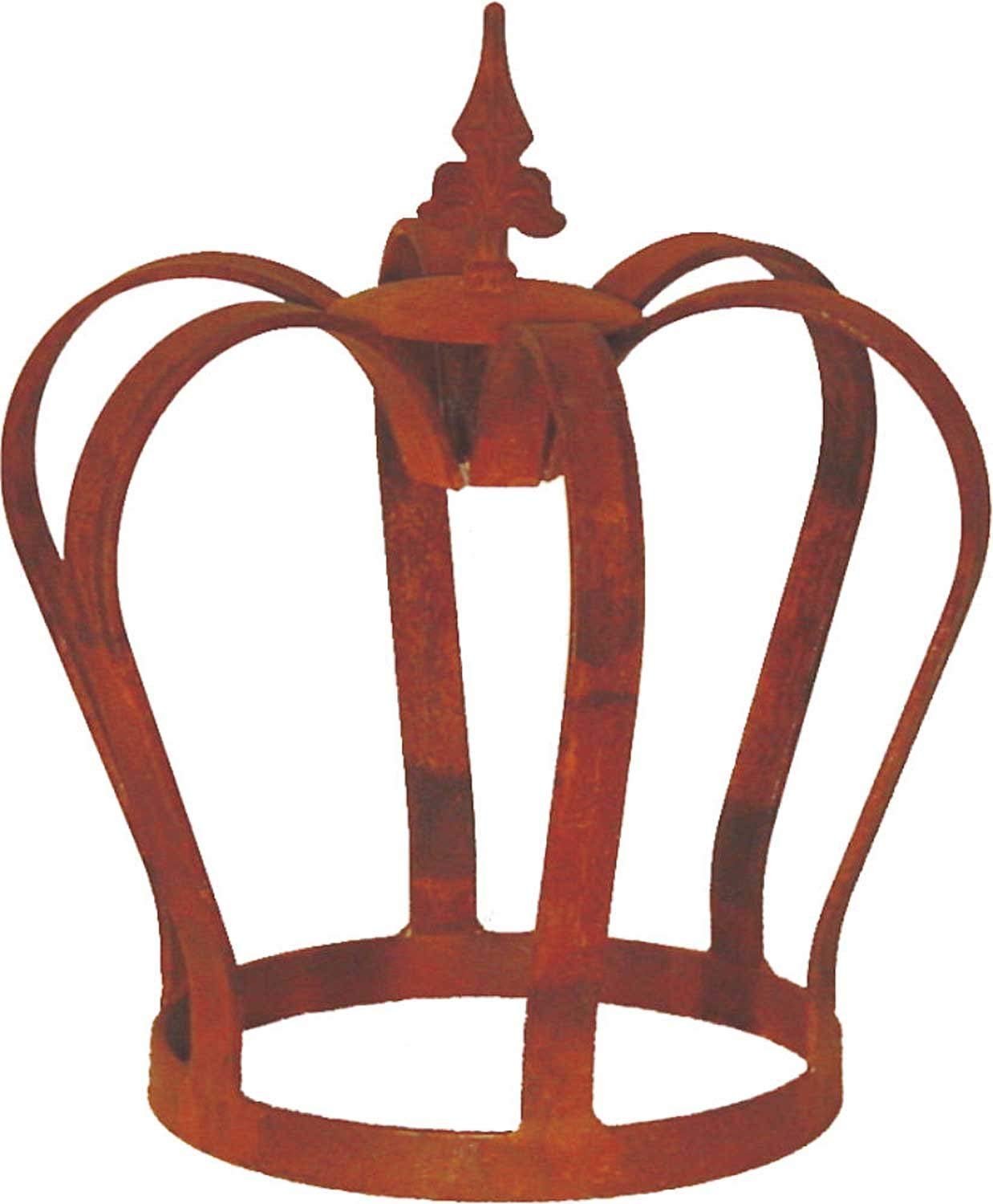 Crown Metal Climbing trellis support Rusty D 18 CM