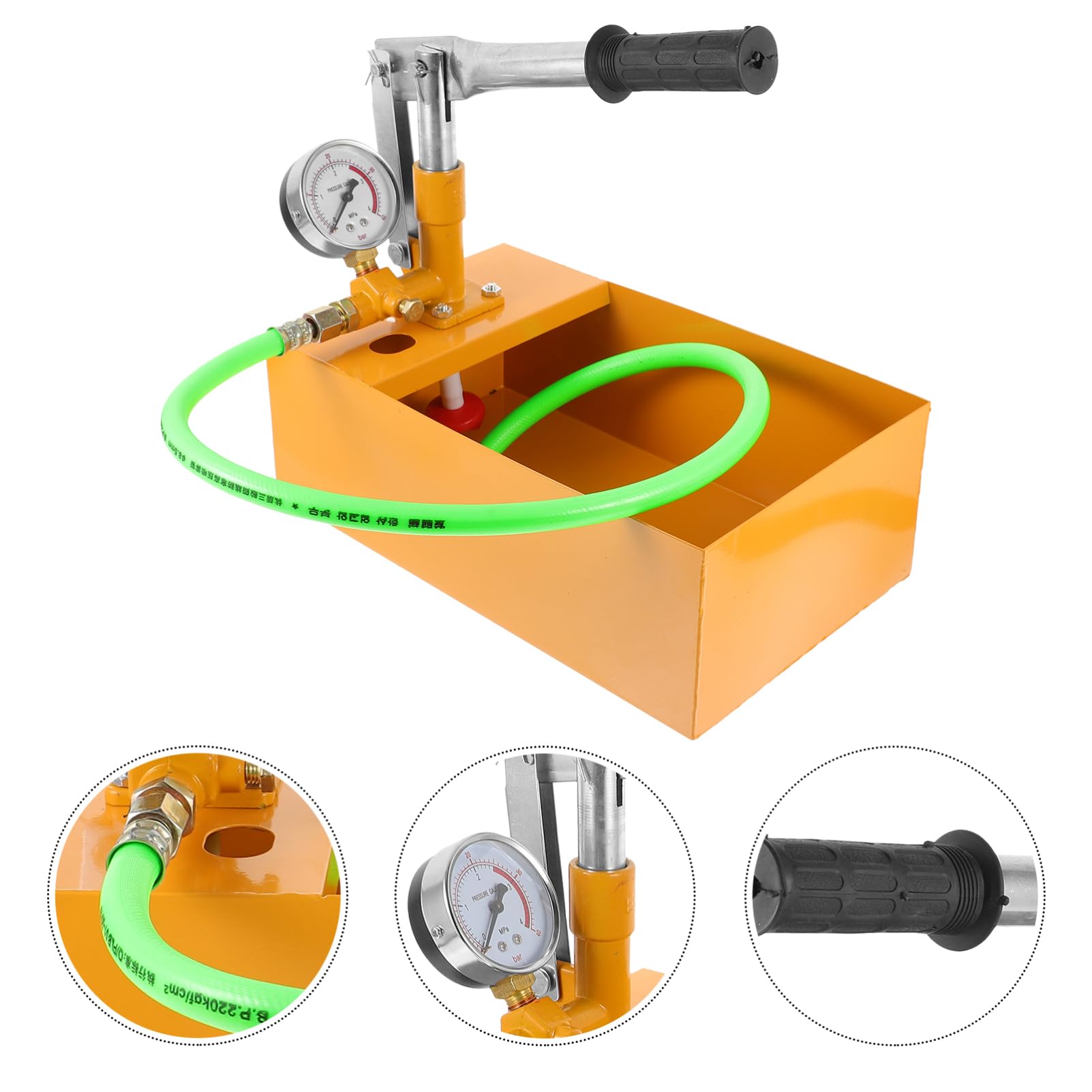 Pompa Test Pressione Manuale 40kg in Alluminio e Rame