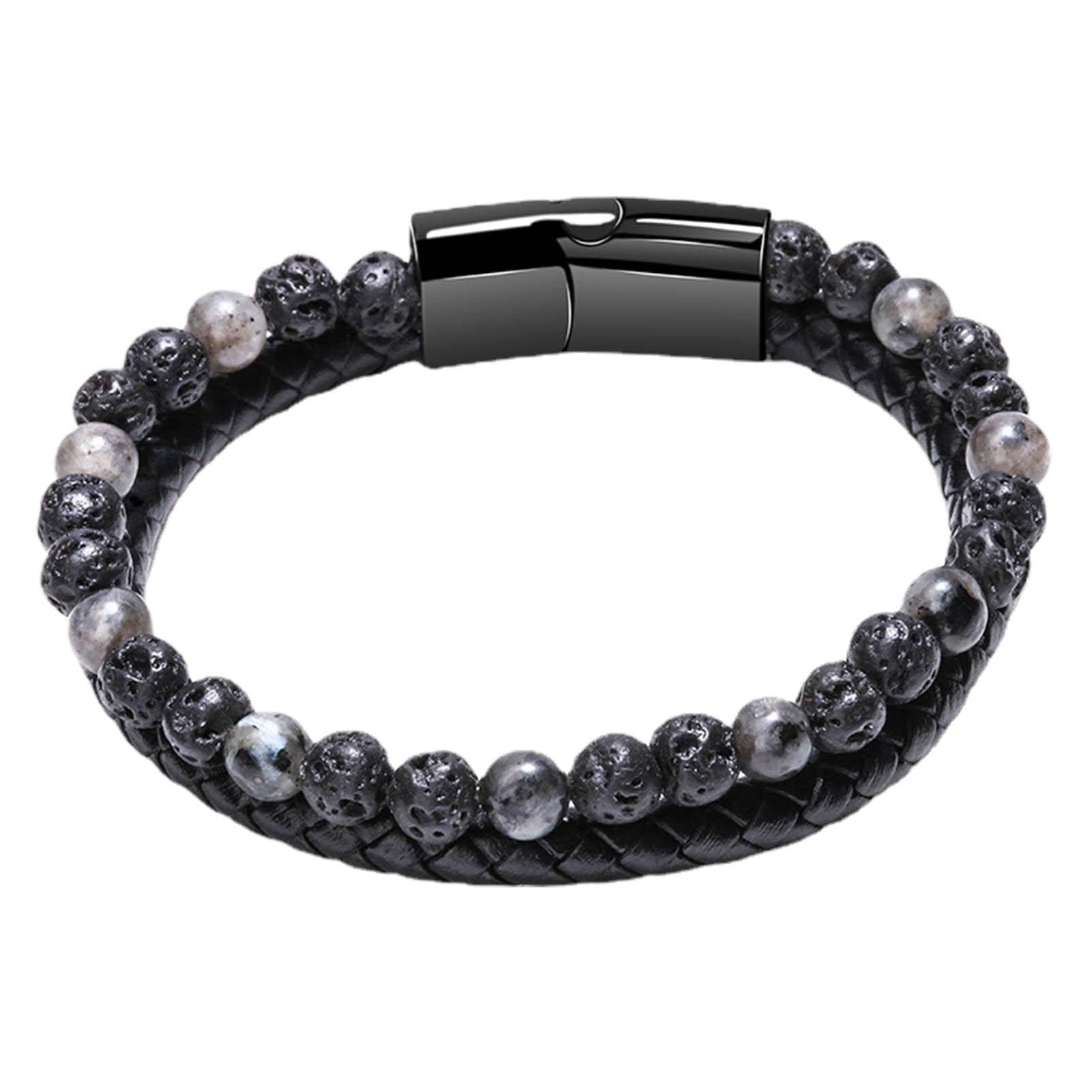 Humanic Pro MAX Hematie Beaded Bracelets, Humanic+ Pro Beaded Bracelets Hematite Bracelets For Women Natural Stone With Clasp