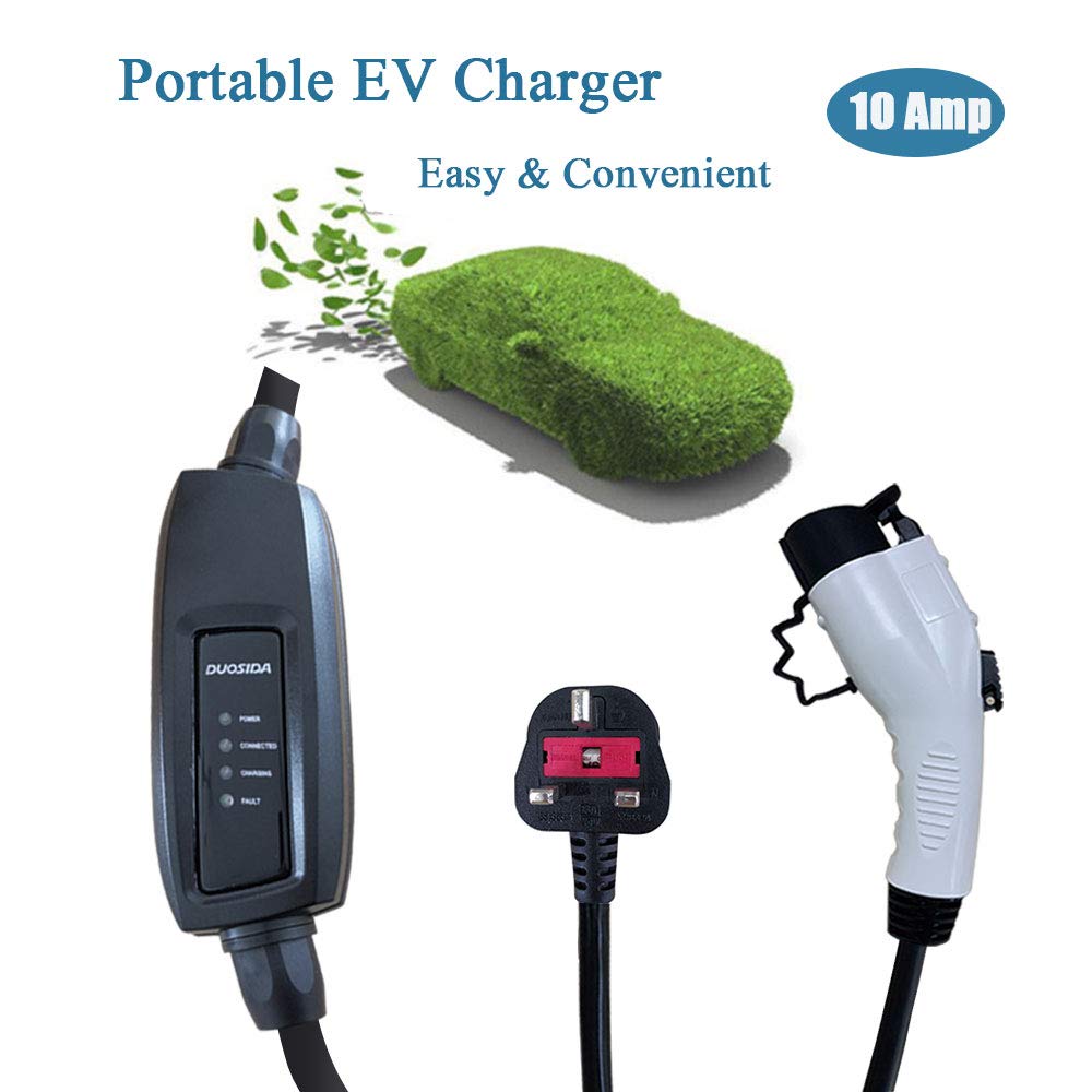 K.H.O.N.S. Type 1 EV Cable 10A Charger Charging Box 3 pin EV Charging Cable Electric Vehicle K.H.O.N.S. Type 1 EV Cable 10A Charger Charging Box 3 pin EV Charging Cable Electric Vehicle