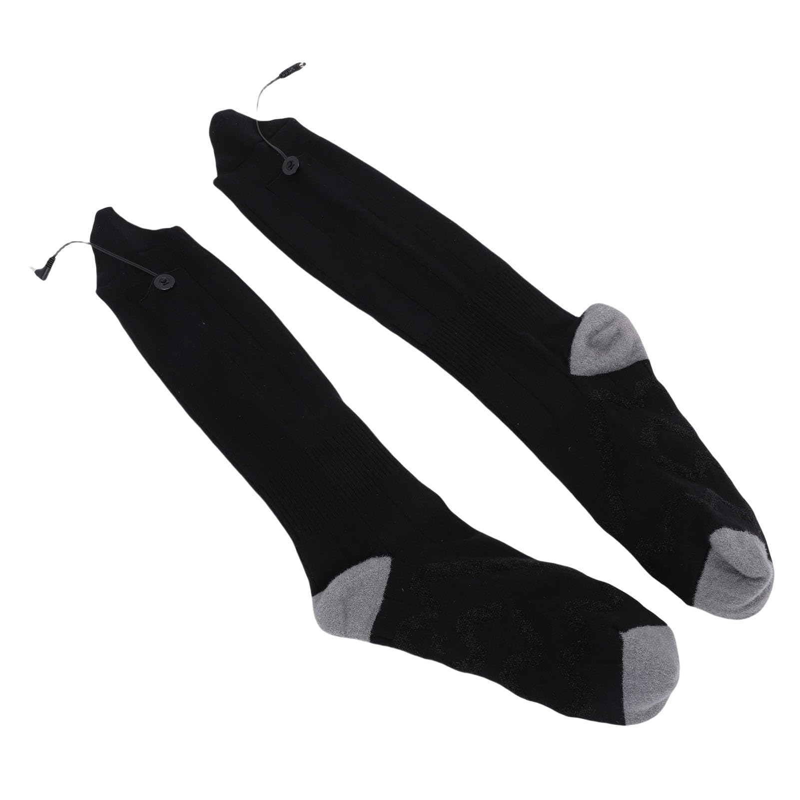 RiToEasysports Calcetines Térmicos Recargables Hombres Mujeres, Calentadores de Pies con Batería con Control de Temperatura Inteligente, Calcetines de Invierno Eléctricos Lavables para Esquí