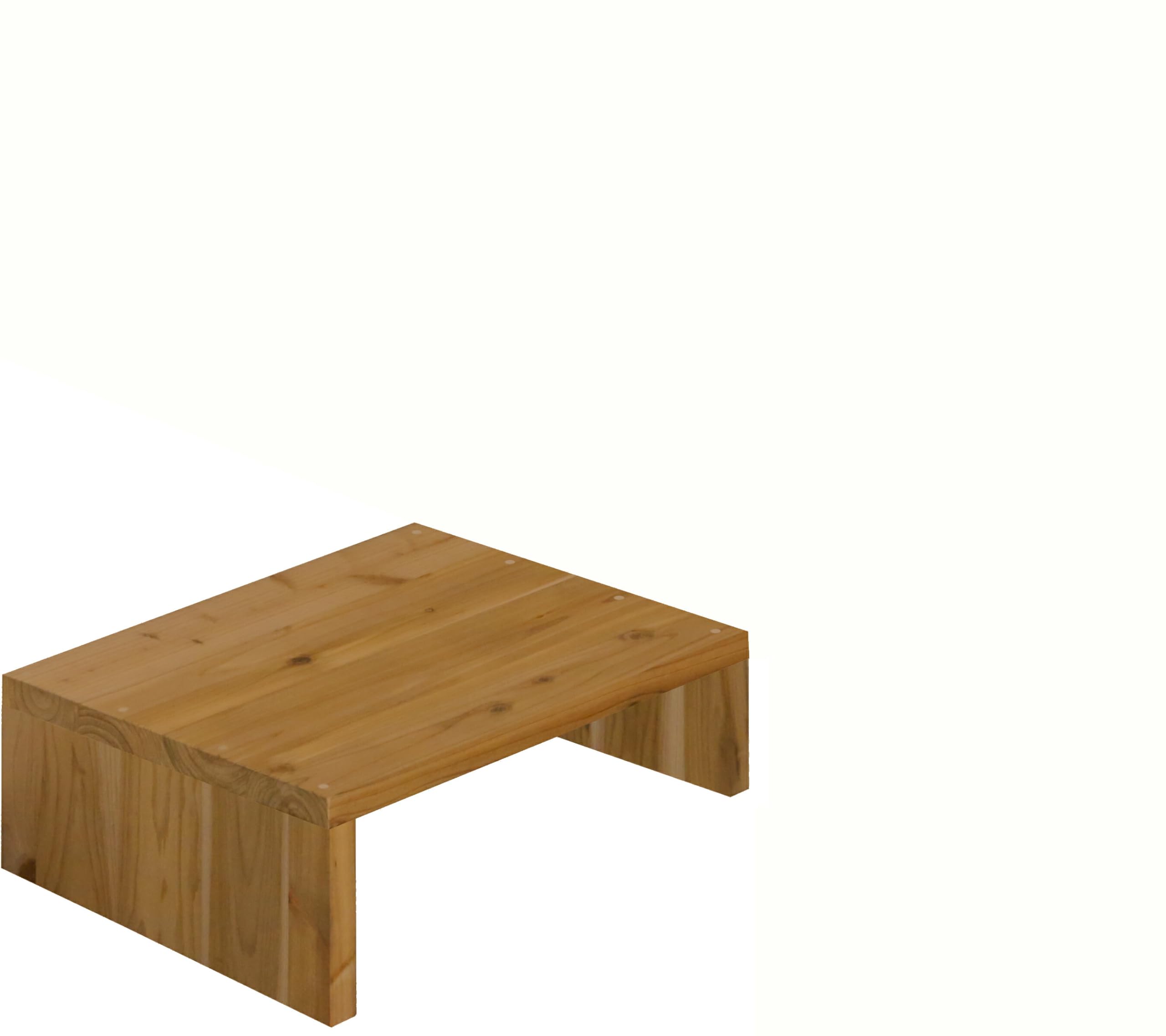 Amazon｜WOODPRO コの字 シェルフ 幅50cm 高さ15cm 奥行40cm ナッツ色