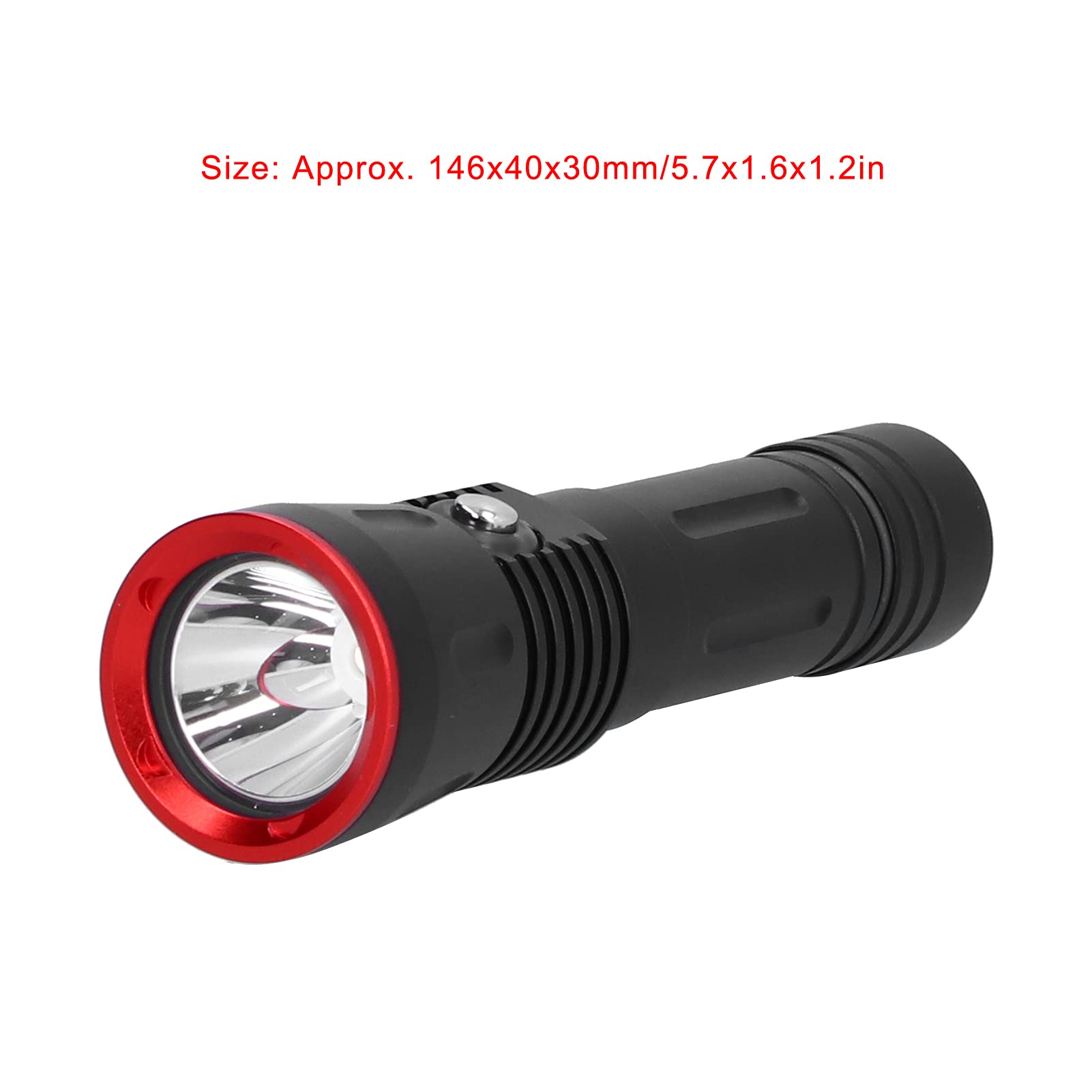 Torcia subacquea professionale 3000LM IP68 Lampada subacquea impermeabile Ultra luminosa per la pesca in campeggio di salvataggio