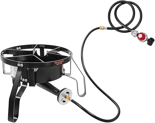 Miniatura 6 de WADEO Manguera de extensión de propano de 12 pies con conector hembra macho de 38 pulgadas, manguera larga de línea de gas de propano para parrilla