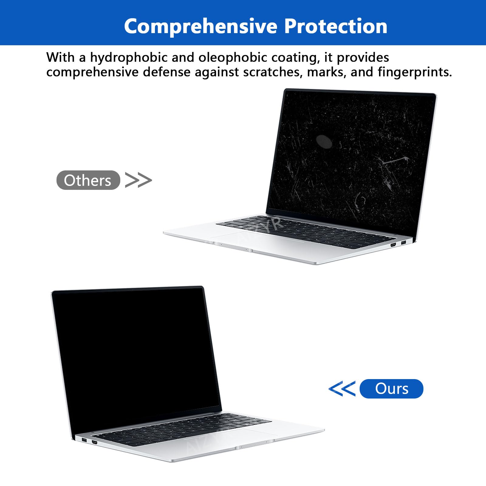 Pellicola Protettiva per schermi Anti-Spia per Laptop da 18,5-32 Pollici, Protezione per la Privacy dello Schermo del Computer Pellicola antiriflesso/Spia Anti-Peep (24.4inch 518X323mm)