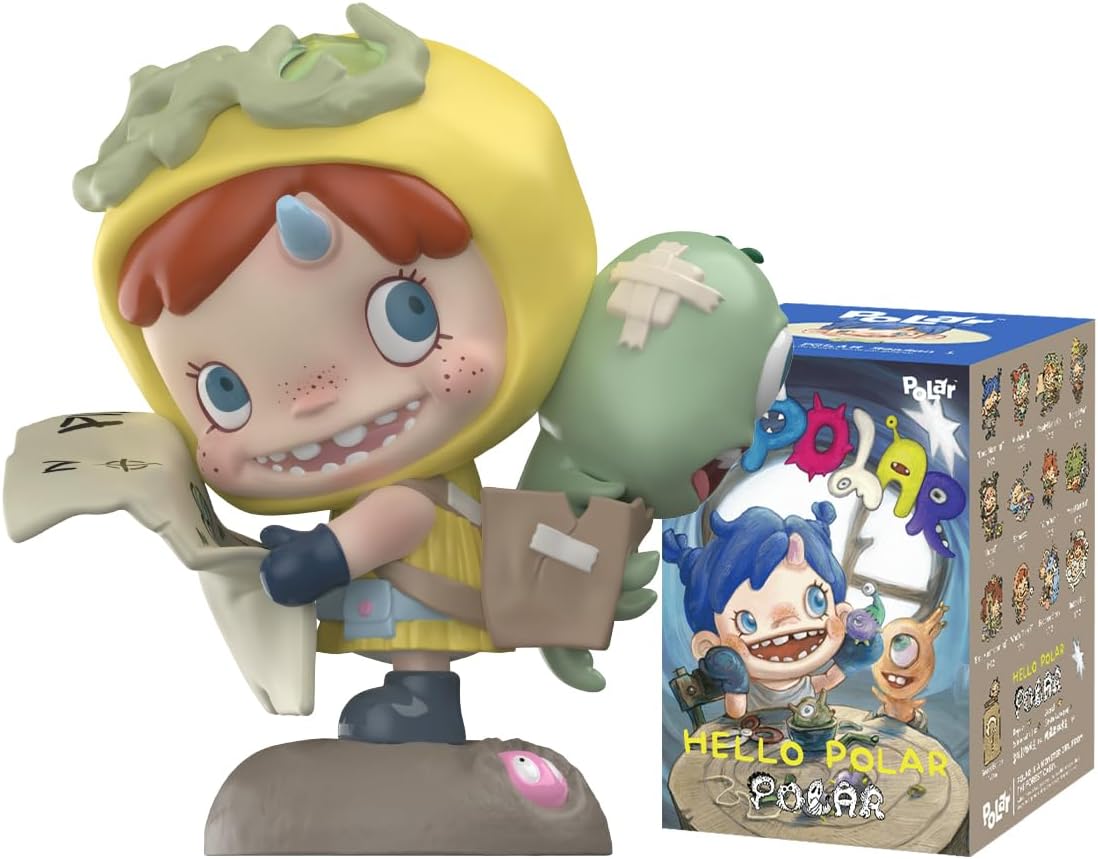 POP MART Polar - Hello Polar Season 1 Series Figures 1 Piece Random Figures Anime Action Figures Collectible Figures Collector Art Toy Toy Figures Gift 3 Piece