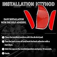 Vista 6 de Cubierta de emblema de control de medios interiores de cristal brillante compatible con Mercedes Benz GLE 2020-2024/GLS 2020-2024