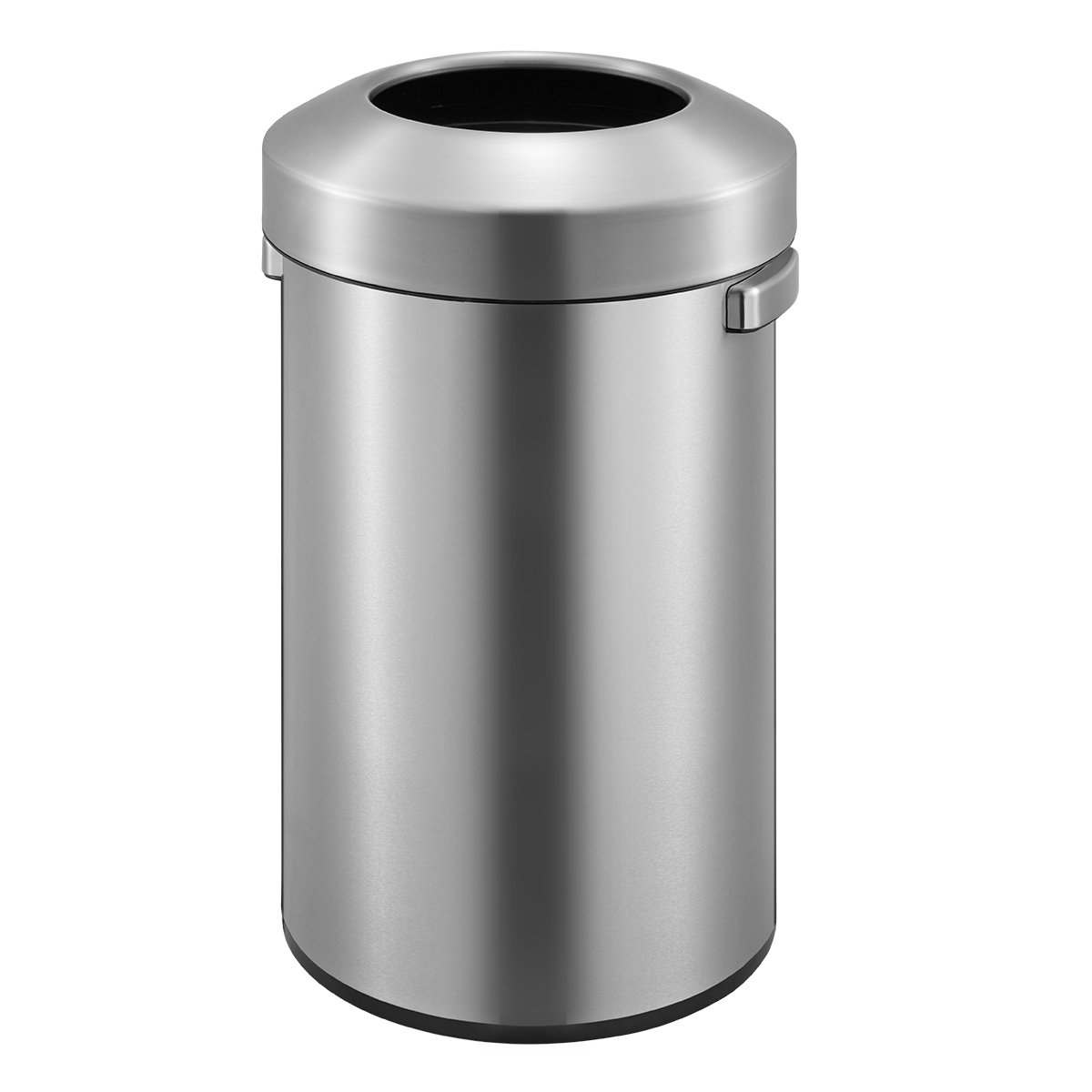 EKO Urban Commercial Open Top Trash Can, 60 L, Stainless Steel Amazon