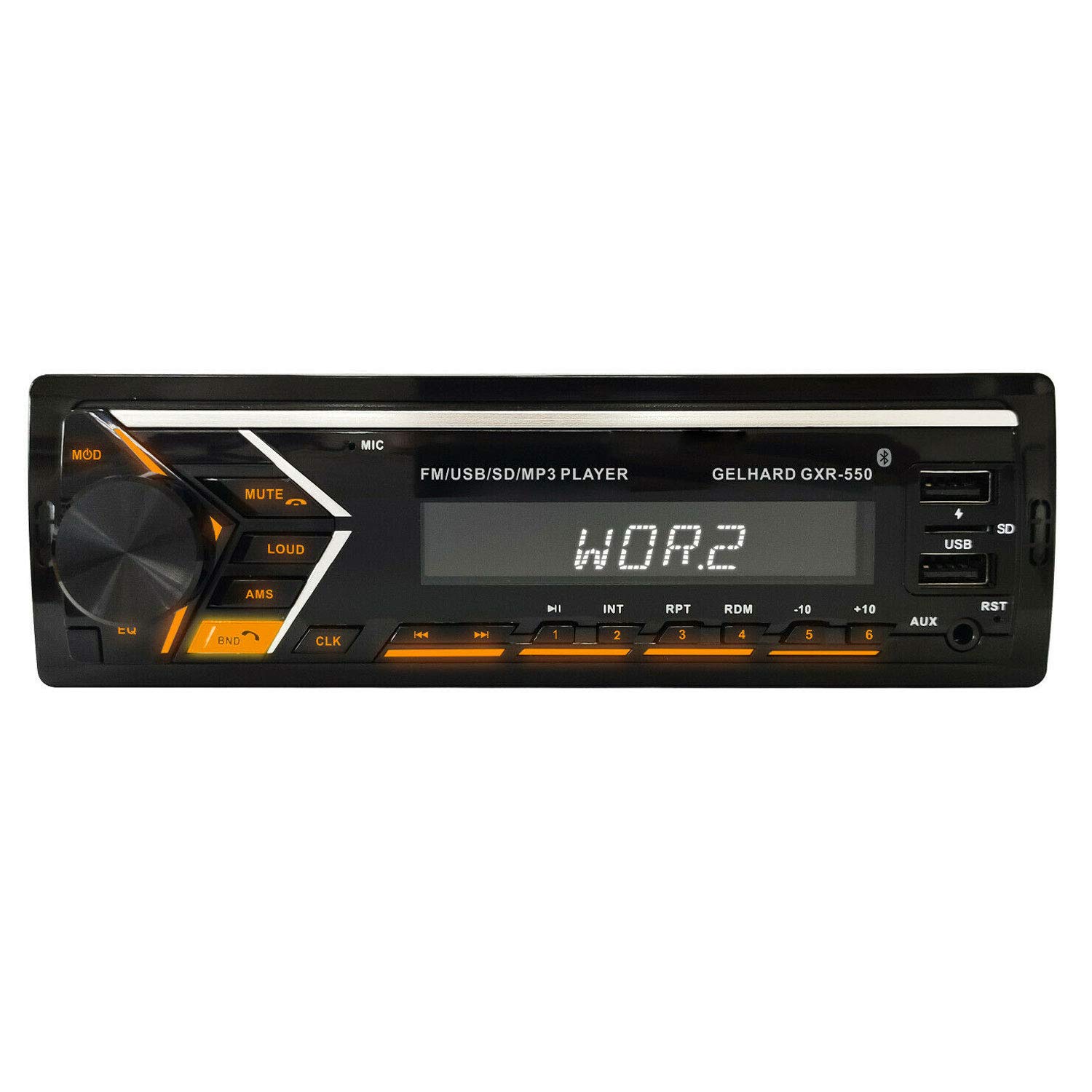 AUTORADIO GXR550 mit USB SD MP3 Bluetooth UKW RDS