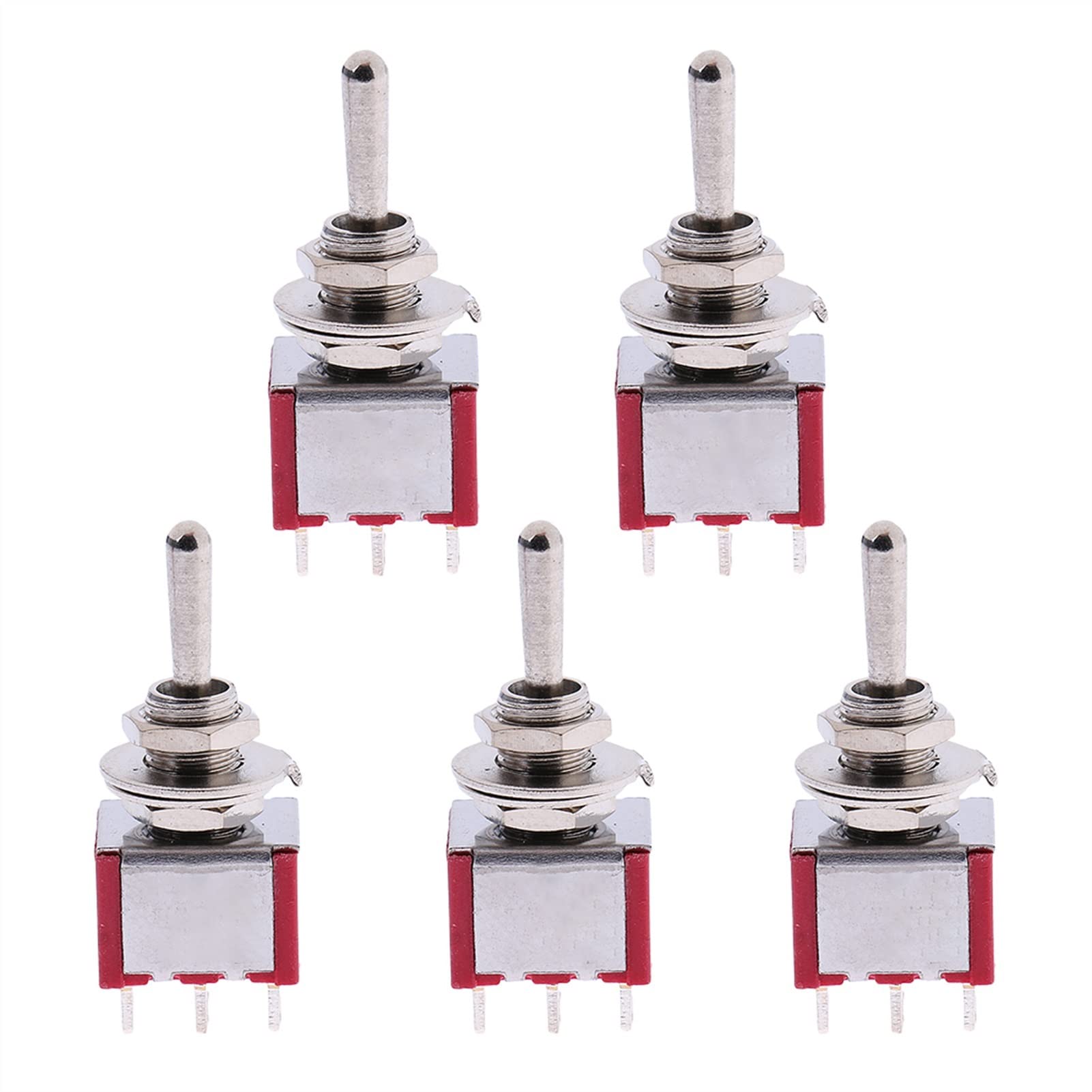 FLFL Selector De Pastillas De Convertidor De Palanca De 3 Vías De 5 Piezas para Bajo De Guitarra Eléctrica Partes Guitarra