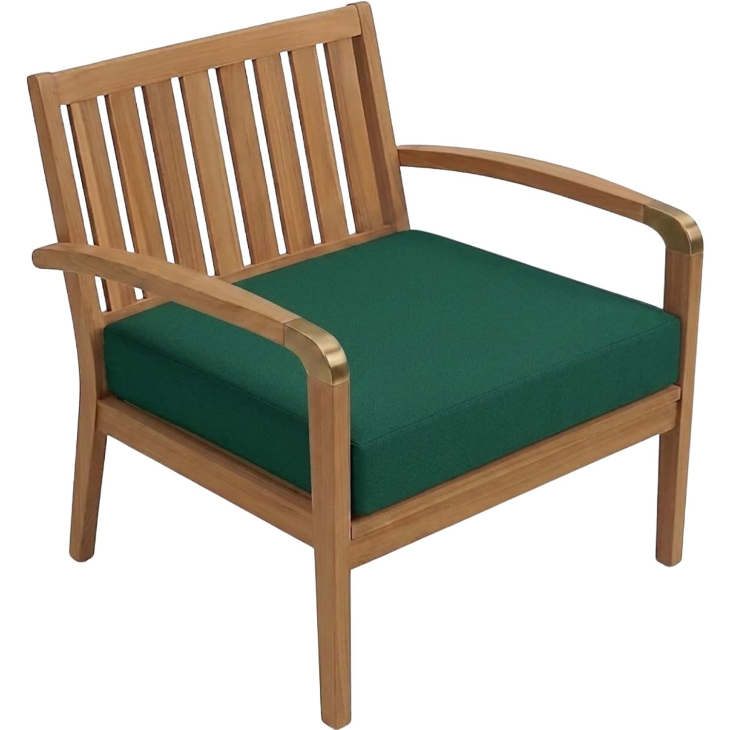 Rattan Chair Seat Pads Cushion Pad Indoors Outdoors Water Resistant Material for Garden Furniture Kitchen Dining Living Room Patio Office Coffee Shop ALL-PURPOSE Use (Green, 24"X24"X4")