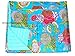 Virasat Exports Terquise Tropical Kantha Quilt , Quilted Handmade Bedspread Throw Blanket Bedding 60 x 90