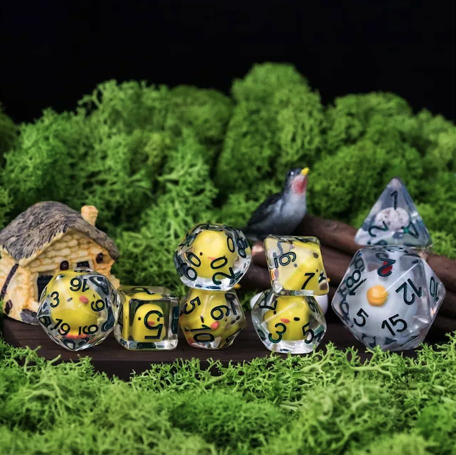 Epic Forge- Set of 8 Resin Dice Series Insert - In Box - Family Chicken - Image 2