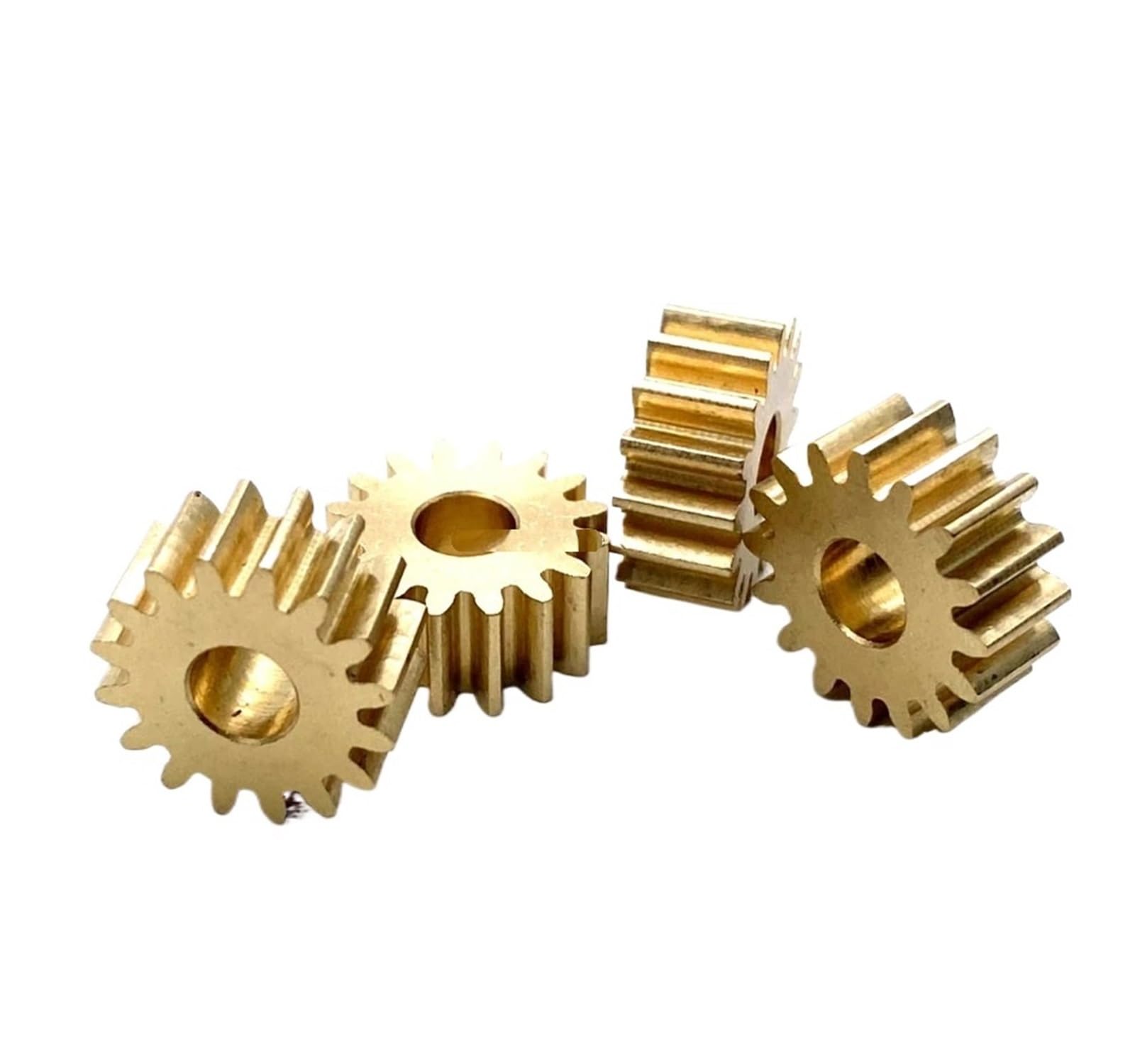 Bevel Gear Pinion Hardware Mechanical 2pcs 0.8M 10/12Teeth 3.98mm Copper Gear DIY Gear(10 Teeth-Thick 8mm)