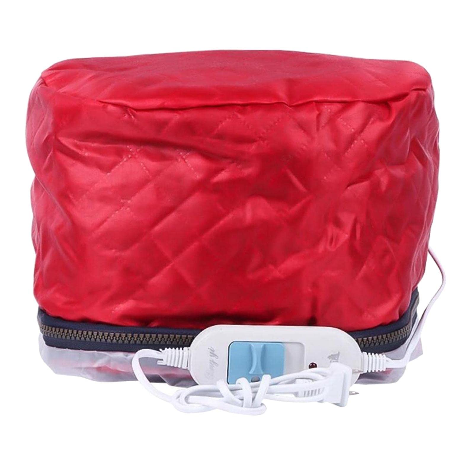 Electric Spa Hair Thermal Treatment Heating Cap Hair Care Steamer Hat Red-image-40