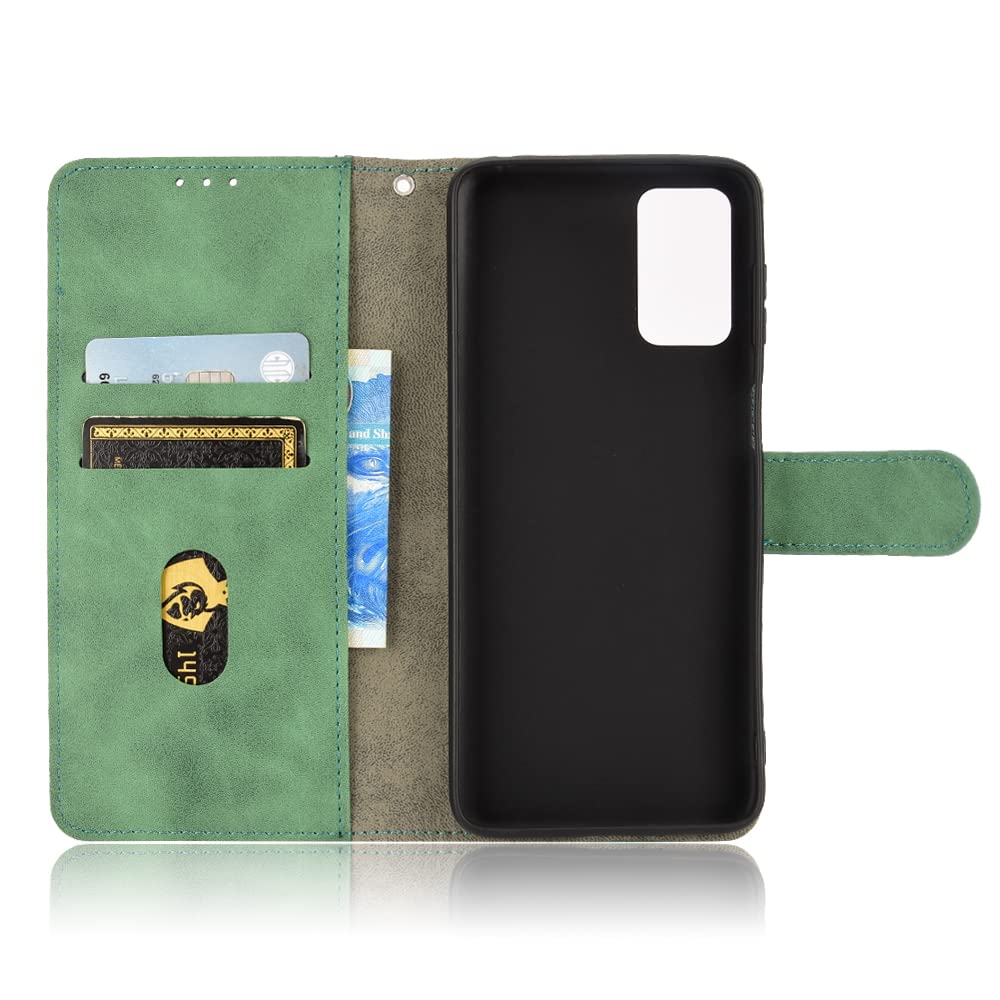 HAOYE Cover A Portafoglio Per Motorola Moto G42 - Custodia Flip In Pelle PU Con Chiusura Magnetica, Slot Per Carte E Cavalletto, Blu