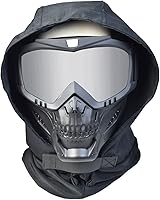 Vista 8 de Máscara de Airsoft Pasamontañas de cara completa y desmontable antivaho Airsoft Gafas militares para deportes al aire libre CS Tactical Paintball