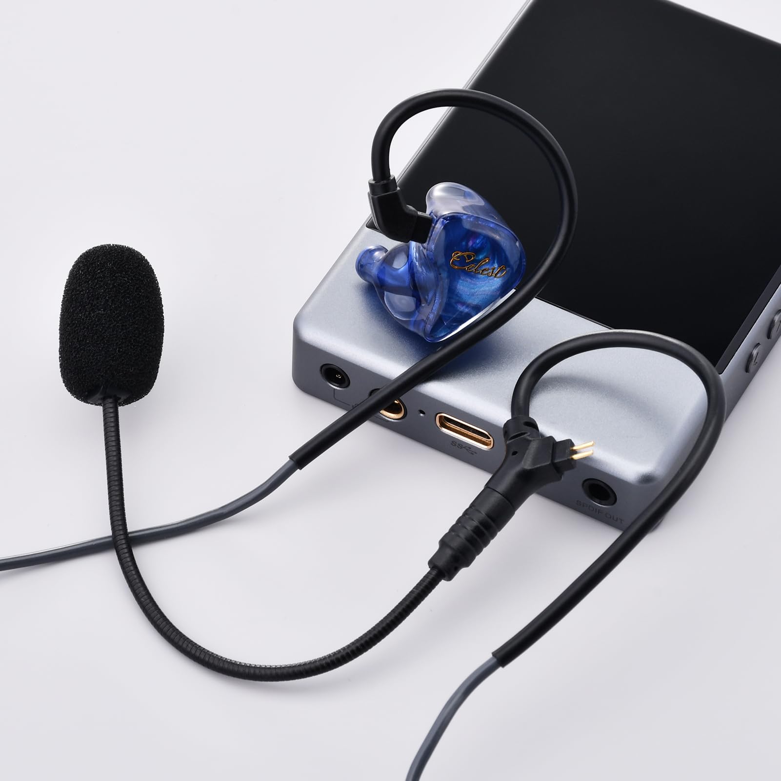 Cavo Microfono Moondrop MC2 Per Cuffie | 3.5mm, 0.78mm 2pin, Upgrade Audio - Foto 9