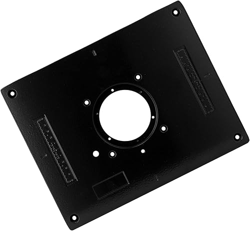 Miniatura 3 de Woodworking Table Aluminum Alloy Router Table Insert Plate for Wood Milling Trimmer Engraving Machine Tool Carpintería Woodworking Benches Tools