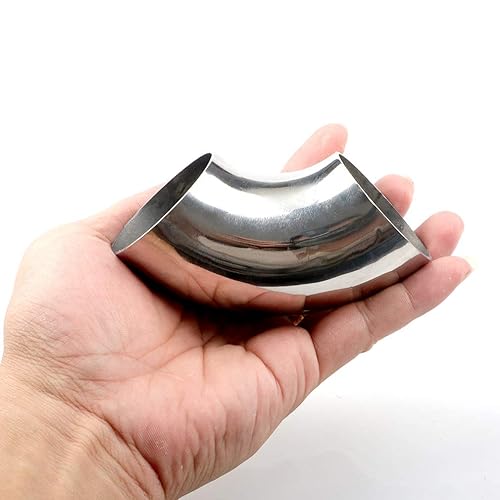 Miniatura 7 de Codo de acero inoxidable 90 Codo de curva de mandril - Calibre 2 "espesor 16GA.065" Material de pared SS304 Adecuado para tubo de codo de escape