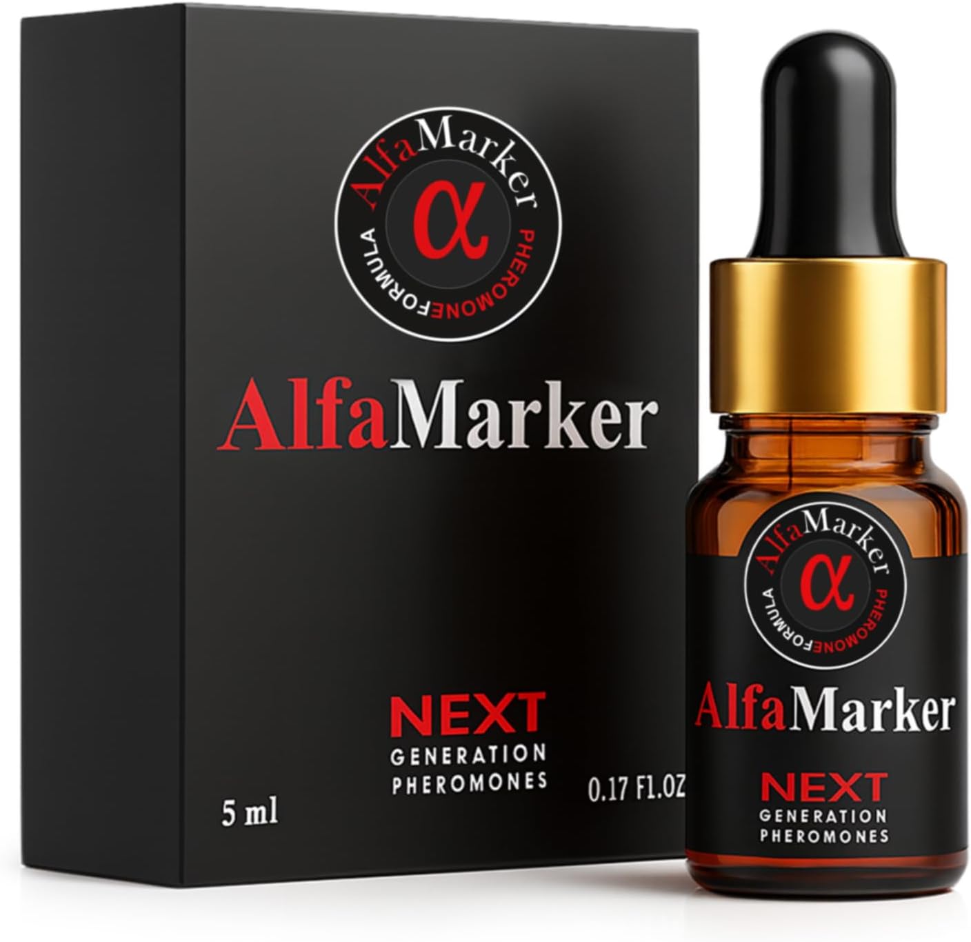 Concentrated Pheromone Cologne for Men. Pheromones Infused Original Extra Strength Formula, Premium Long-Lasting Perfume Oil for Men, 5 ml Travel Size