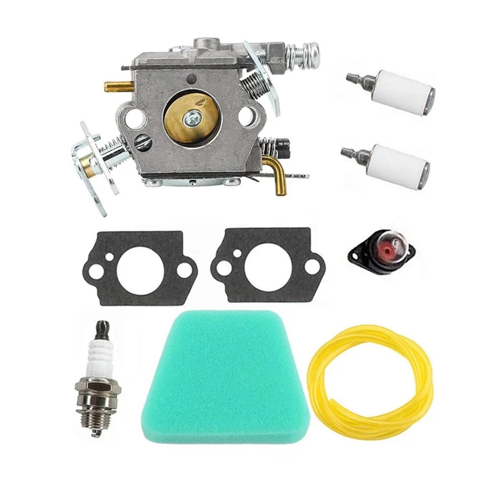 Kit carburateur 350 351 370 avec bougie d'allumage et filtre pour entretien de tronçonneuse