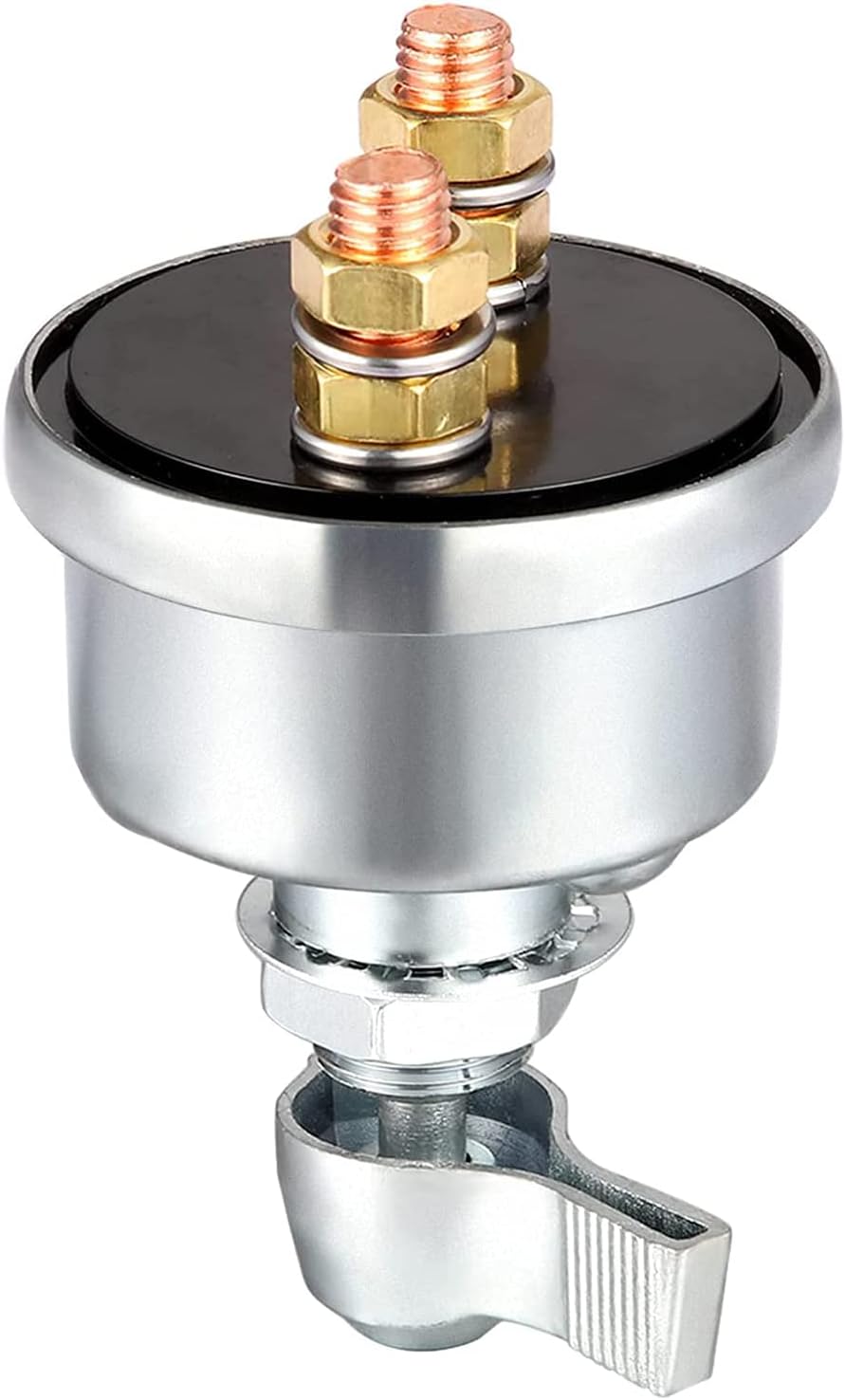 CHEINAUTO High Current Battery Disconnect Switch, 125A Battery Power Cut Isolator Killer Switch, Battery Isolator Switch with Copper Contacts, Battery Cut-Off Switch for Car, Vehicle, RV and Boat : Automotive