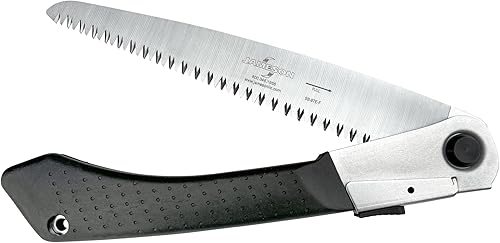 Miniatura 2 de Jameson Sierra de mano plegable de grado profesional de 8 pulgadas para uso de una sola mano con hoja de corte triple y agarre antideslizante,