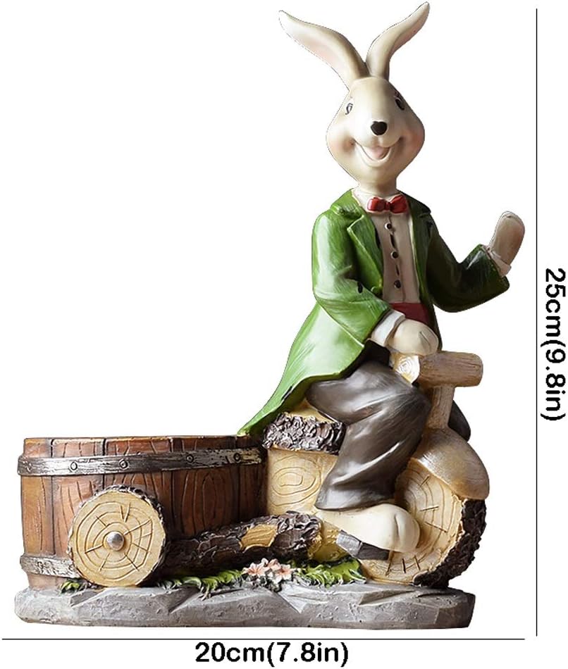 Wine Rack Rabbit Wine Bottle Sculptures and Figurines Decor Animal Wine Racks Used for Gifts for Home Decor Kitchen Decor（Two Styles） Wine Bottle Holder (Color : 1) (Brass)
