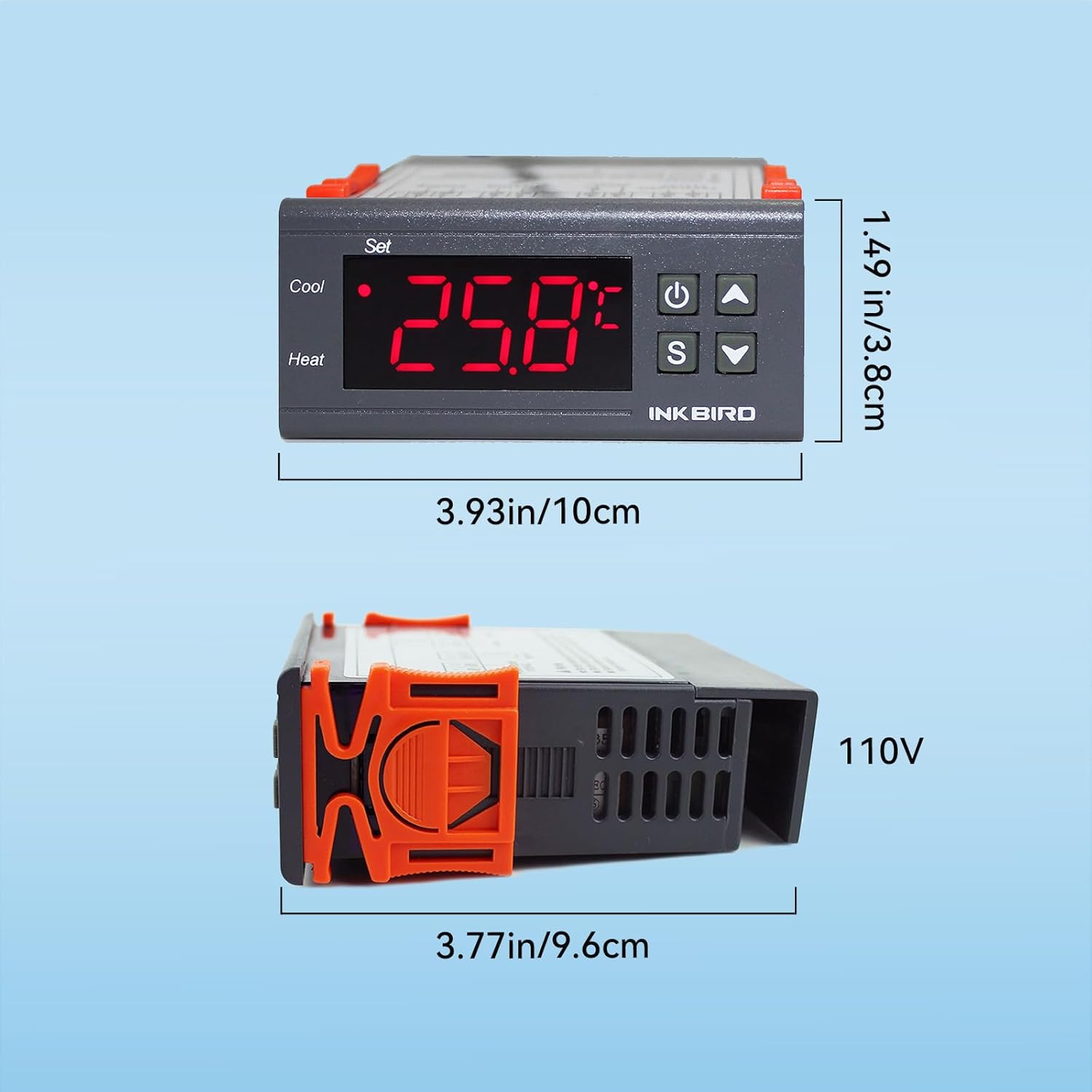 Inkbird ITC-1000F 2 Stage Temperature Controller Cooling and Heating Modes Celsius and Fahrenheit
