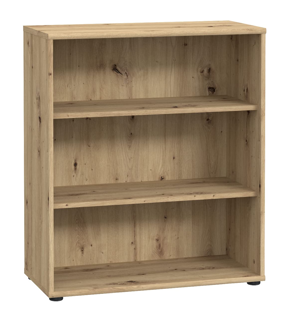 FORTE TEMPRA 2 Regal mit 2 Einlegeböden, Holzwerkstoff, Artisan Eiche Dekor, (B x H x T) 73,7 x 85,5 x 34,8 cm
