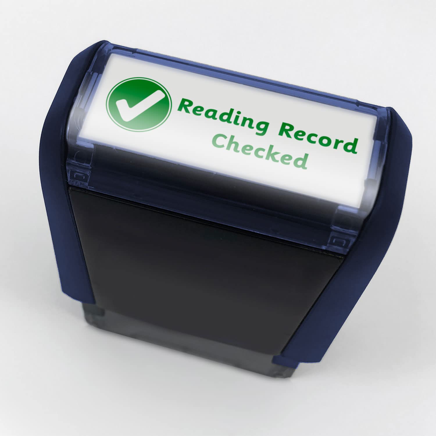 Reading Record Checked Pre Inked School Teachers Reading Comprehension Marking Stamper Stamp 38x15mm Primary Teaching Services (Green)