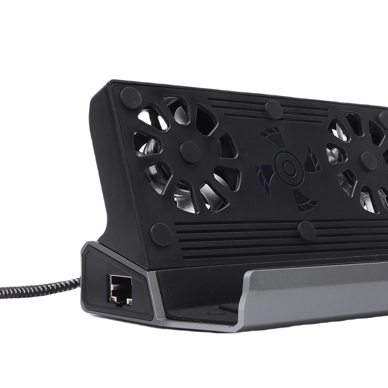 Zunate Estación de Acoplamiento para Consola de Juegos, Ventilador de Refrigeración Doble Profesional 4K, Base de Carga PD para 2 OLED, Legion Go S 10 en 1