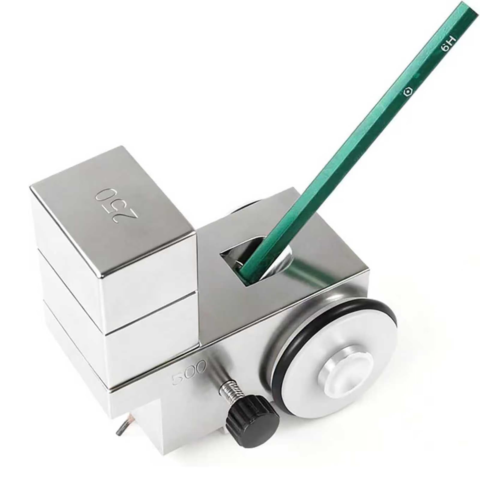 COYEUX Bleistifthärteprüfer, Farbbeschichtungsfilm-Kratztester-Kit, Mit 3 Austauschbaren Gewichten (500/750/1000 G), Für Abrieb- Und Kratzfestigkeitstests In Laboren/Industrie