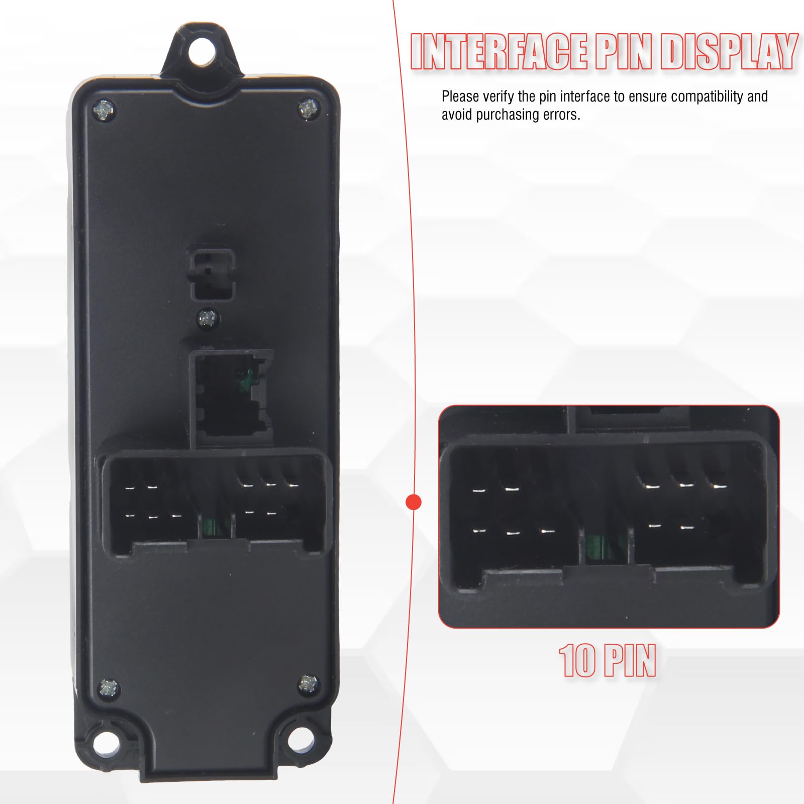 TTCR-II Bouton Lève Vitre Avant Droite Compatible Avec
