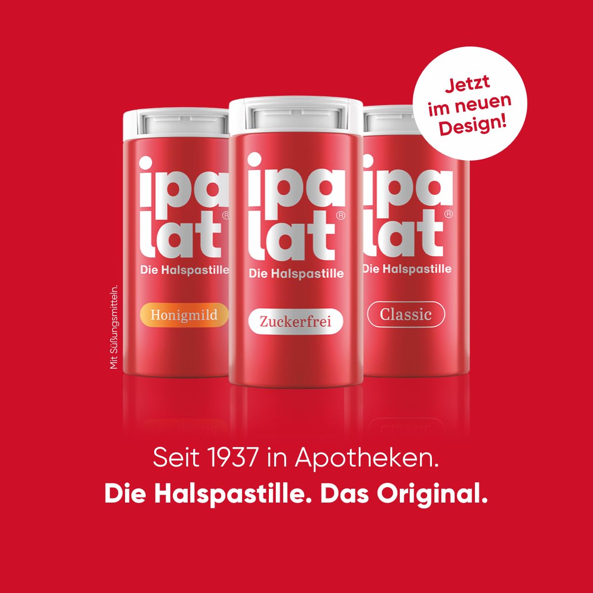 ipalat Halspastillen Zuckerfrei: Bei Heiserkeit & Hustenreiz, mit Primelwurzel, Anis, und Fenchel, mit Menthol, 400, 40 Halspastillen, 556.0 grams