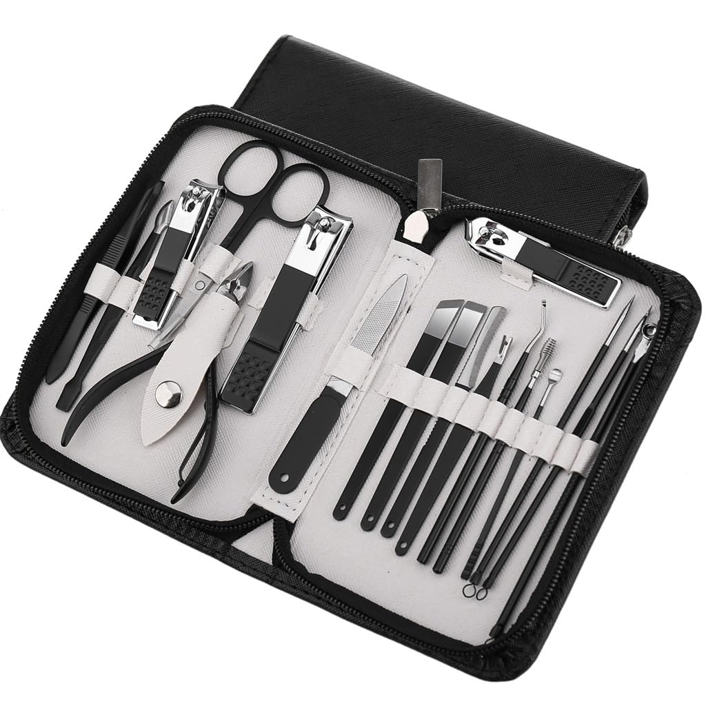 Tijeras de uñas de acero inoxidable, juego de belleza especial para manicura de belleza, juego completo de tijeras para piel muerta