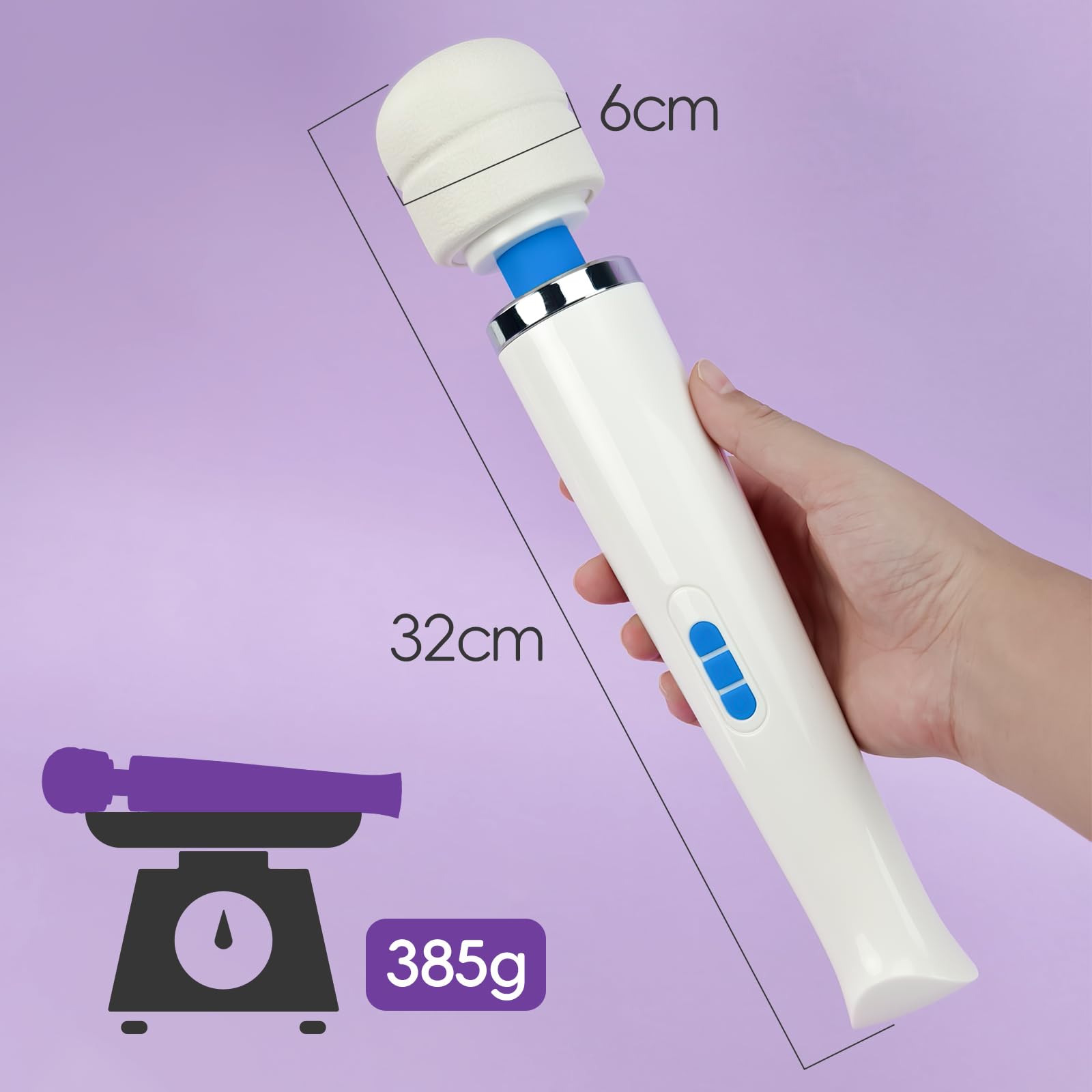 Massaggiatore portatile in silicone, senza fili, vibratore da donna, silenzioso, dispositivo per massaggi da donna