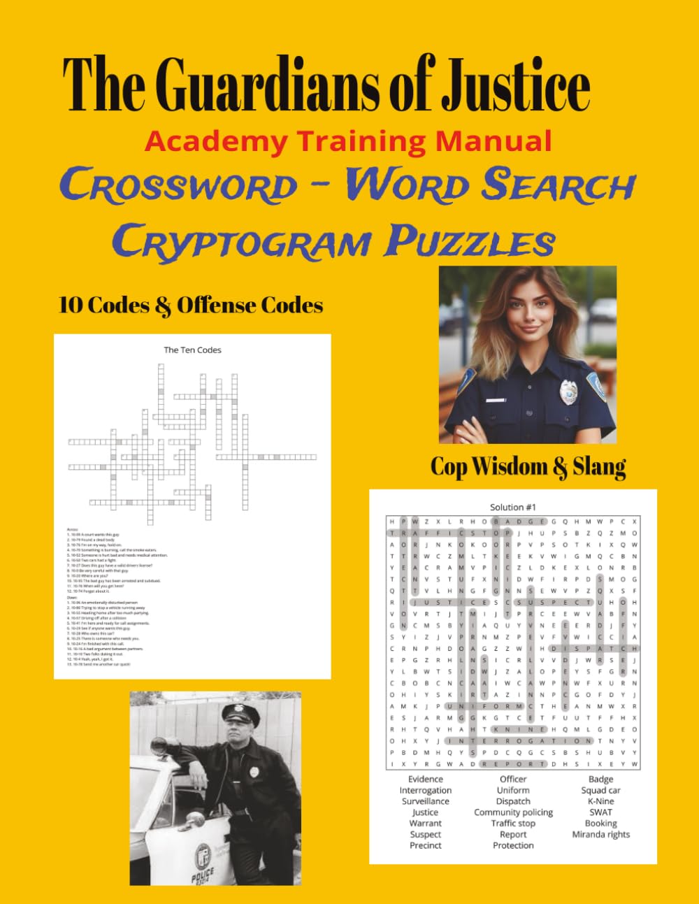 Puzzle Book, The Guardians of Justice: Academy Training Manual