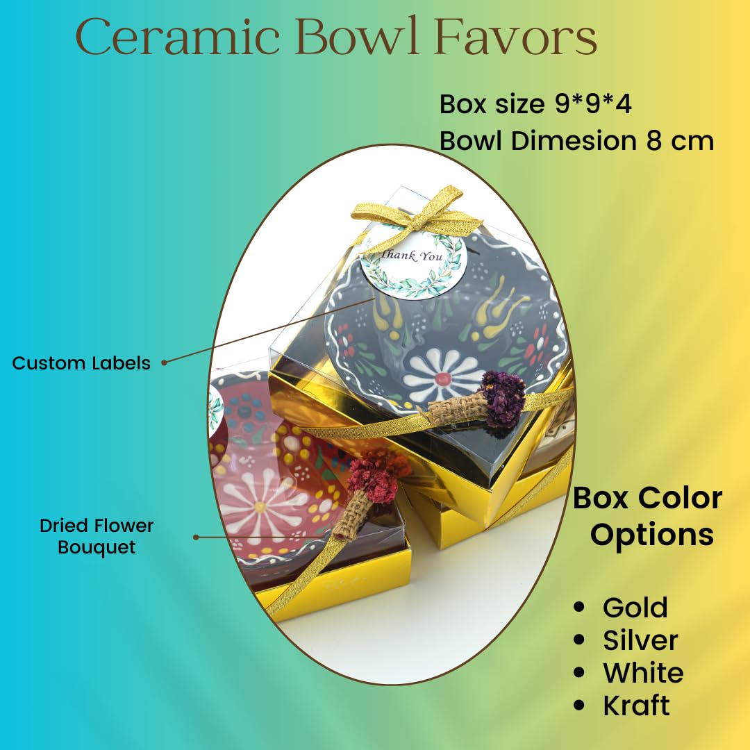 Recuerdos de boda para invitados, cuencos ceramica juego de 50 regalos para invitados de bodas,recuerdos bautizo, detalles boda para invitados, comunion bautizo para invitados